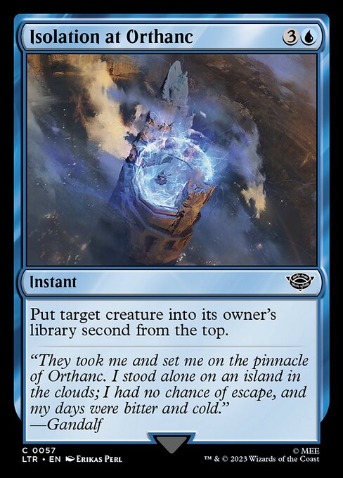 MTG Isolation at Orthanc LTR 057 Regular Nonfoil