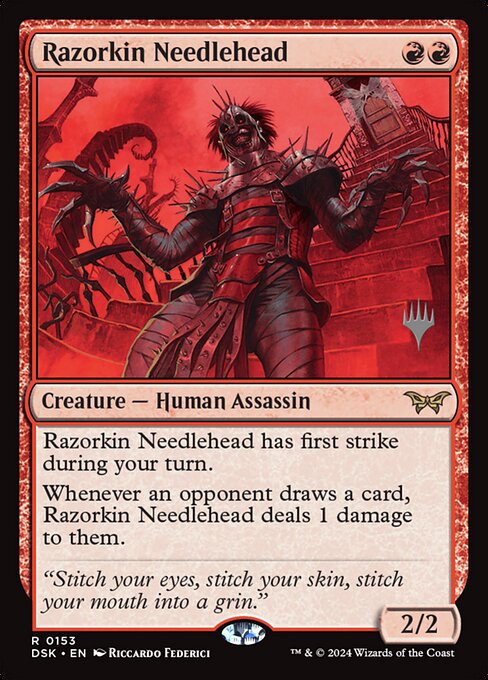 MTG Razorkin Needlehead PDSK 153p Promo Pack Foil