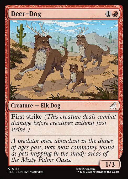 MTG Deer-Dog [TLE 114] Nonfoil