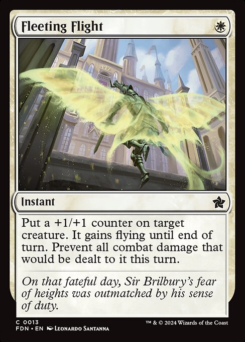 MTG Fleeting Flight FDN 013 Regular Foil