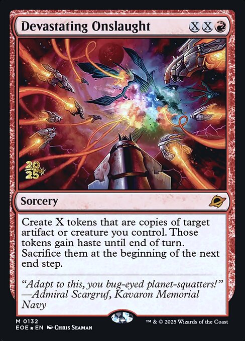 MTG Devastating Onslaught PEOE 132s Prerelease Foil
