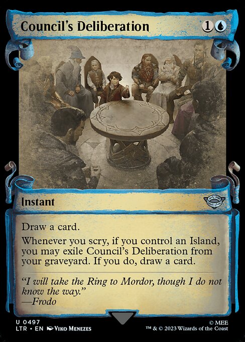 MTG Council's Deliberation LTR 497 Showcase Scrolls of Middle-earth Nonfoil