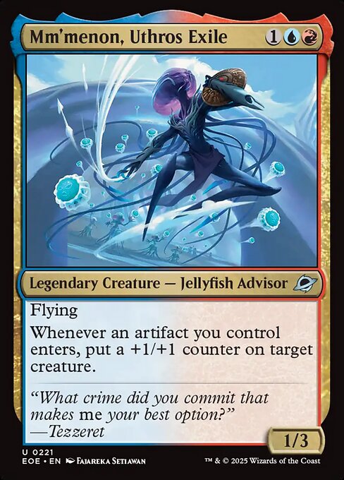 MTG Mm'menon, Uthros Exile EOE 221 Regular Nonfoil