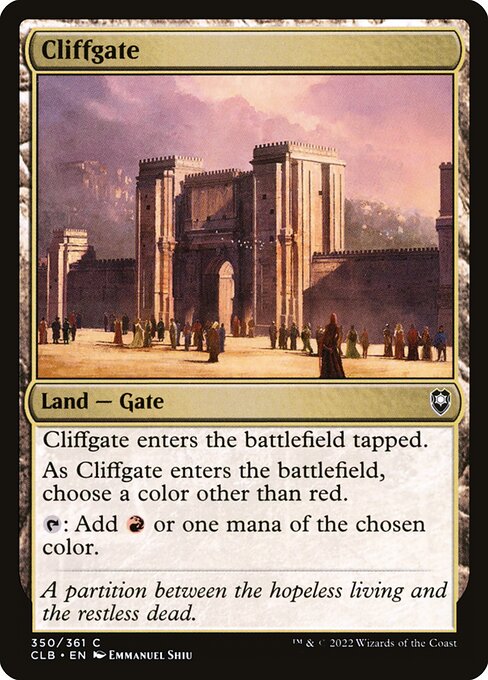MTG Cliffgate CLB 350 Regular Foil