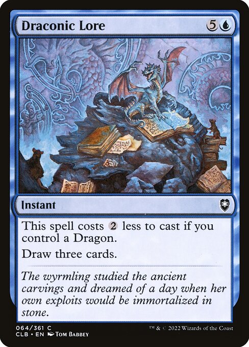 MTG Draconic Lore CLB 064 Regular Foil