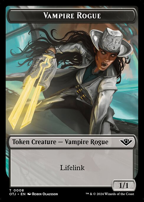 MTG Vampire Rogue Token OTJ 008 Token Foil
