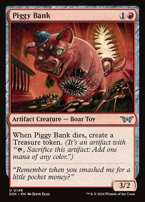 MTG Piggy Bank DSK 148 Regular Foil