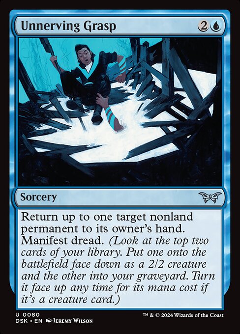 MTG Unnerving Grasp DSK 080 Regular Foil