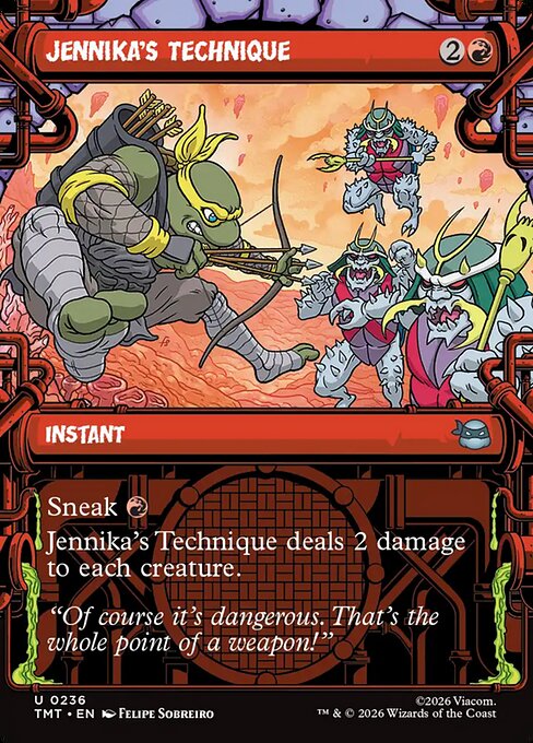 MTG Jennika's Technique TMT 236 Sewer Frame Foil
