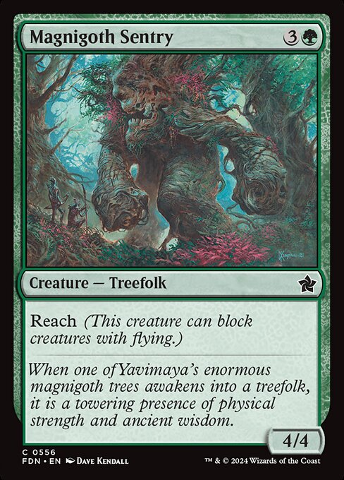 MTG Magnigoth Sentry FDN 556 Beginner Box Nonfoil