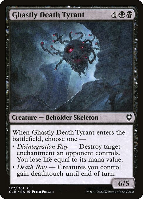 MTG Ghastly Death Tyrant CLB 127 Regular Nonfoil