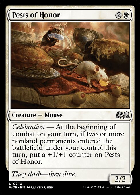 MTG Pests of Honor WOE 310 Jumpstart Foil