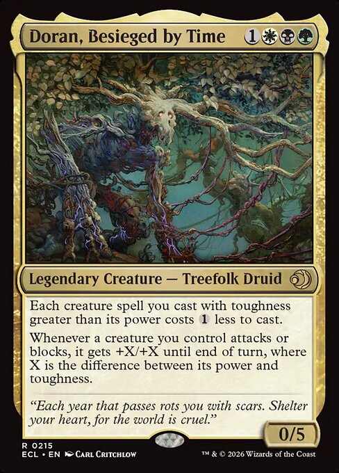 MTG Doran, Besieged by Time ECL 215 Regular Foil