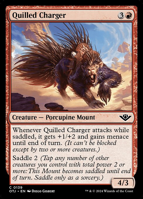 MTG Quilled Charger OTJ 139 Regular Foil