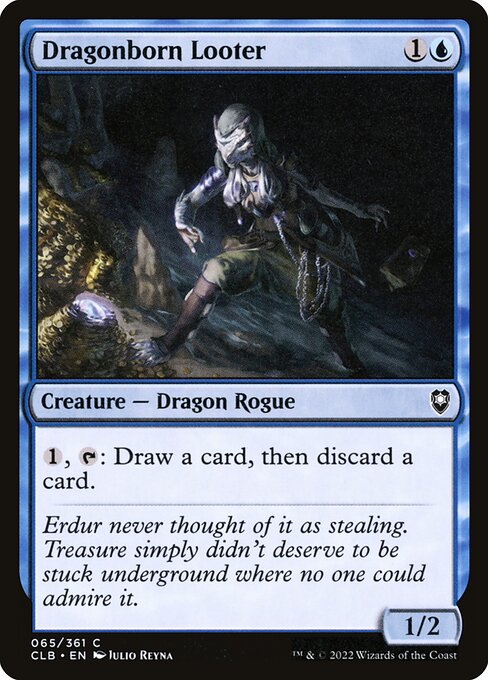MTG Dragonborn Looter CLB 065 Regular Nonfoil