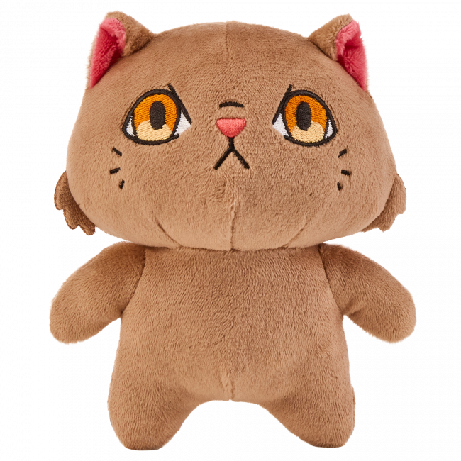 Princess Donut standing plush wearing a silver-coloured crown