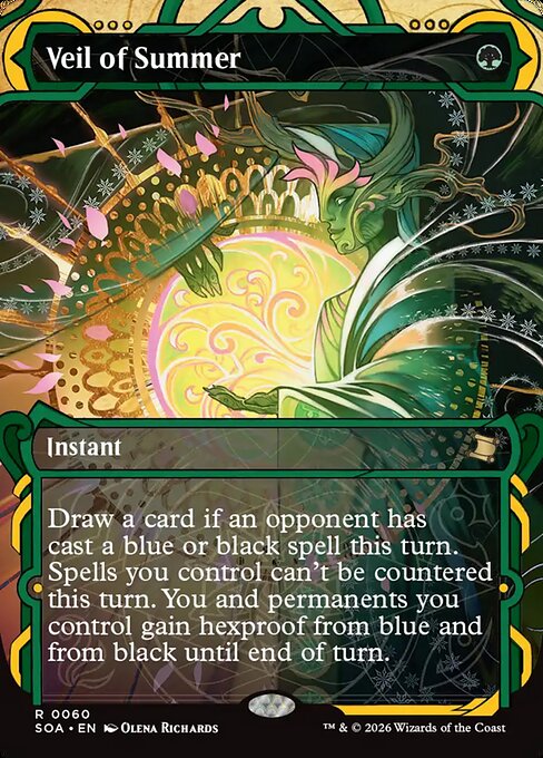 MTG Veil of Summer SOA 060 Mystical Archive Nonfoil