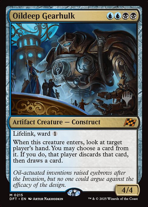MTG Oildeep Gearhulk PDFT 215p Promo Pack Nonfoil