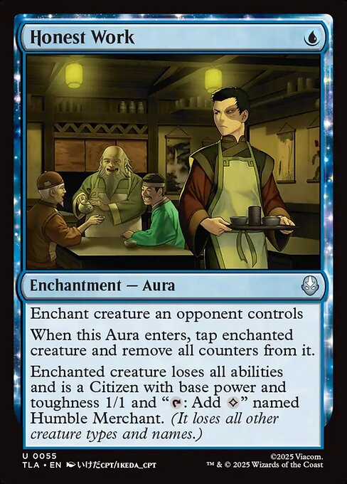 MTG Honest Work TLA 055 Regular Nonfoil