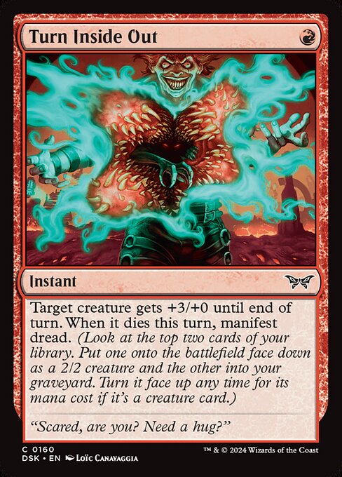 MTG Turn Inside Out DSK 160 Regular Nonfoil