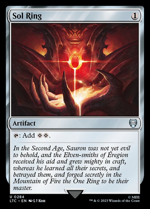 MTG Sol Ring LTC 284 Alternate Art Nonfoil