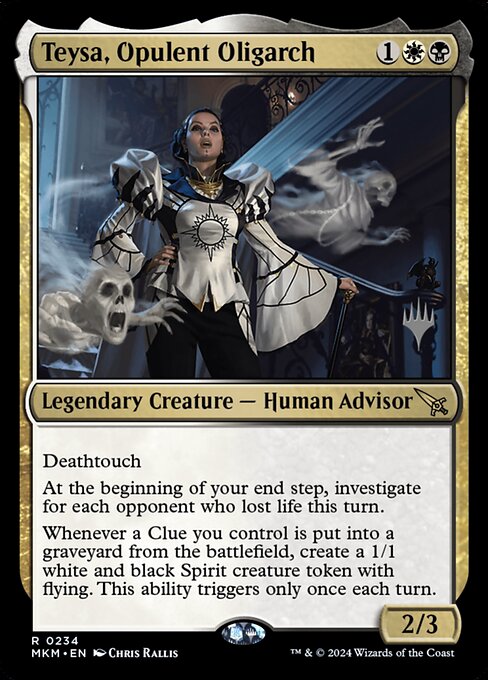 MTG Teysa, Opulent Oligarch PMKM 234p Promo Pack Foil