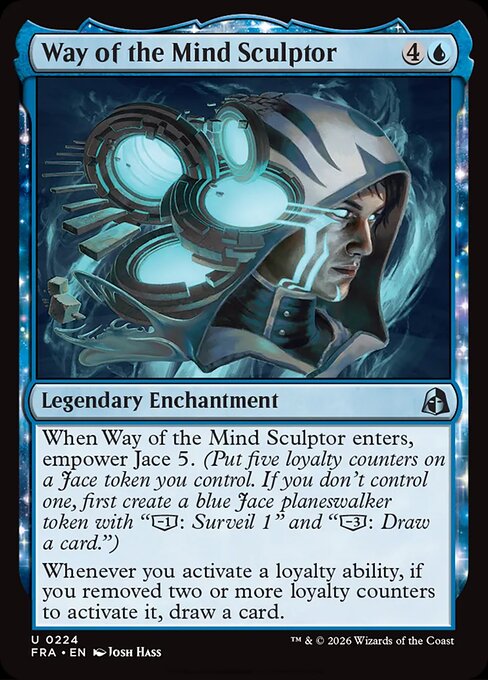MTG Way of the Mind Sculptor FRA 224 Standard Nonfoil front