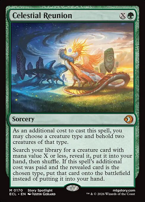 MTG Celestial Reunion ECL 170 Regular Nonfoil