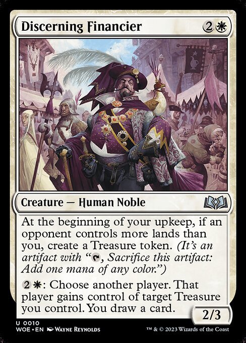 MTG Discerning Financier WOE 010 Regular Foil