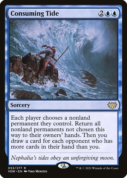 MTG Consuming Tide VOW 053 Standard Foil front