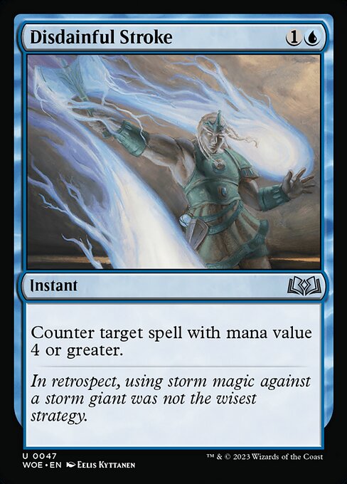 MTG Disdainful Stroke WOE 047 Regular Nonfoil