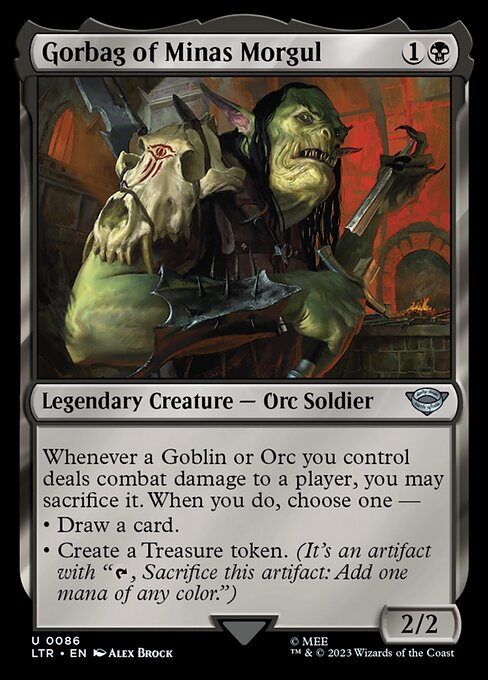 MTG Gorbag of Minas Morgul LTR 086 Regular Foil