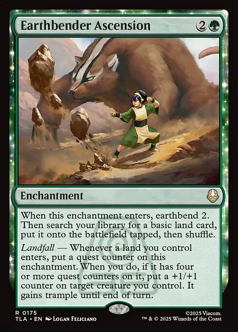 MTG Earthbender Ascension TLA 175 Regular Nonfoil