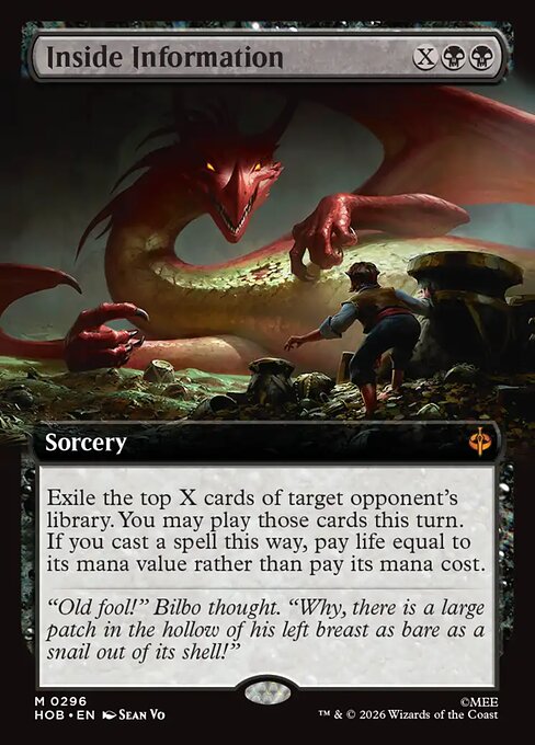 MTG Inside Information HOB 296 Alternate Art Foil
