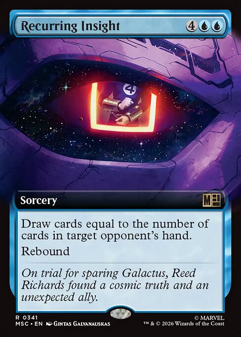 MTG Recurring Insight MSC 341 Extended Art Nonfoil