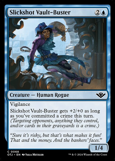 MTG Slickshot Vault-Buster OTJ 068 Regular Foil