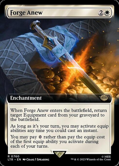 MTG Forge Anew LTR 760 Extended Art Surge Foil