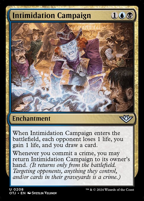 MTG Intimidation Campaign OTJ 208 Regular Foil