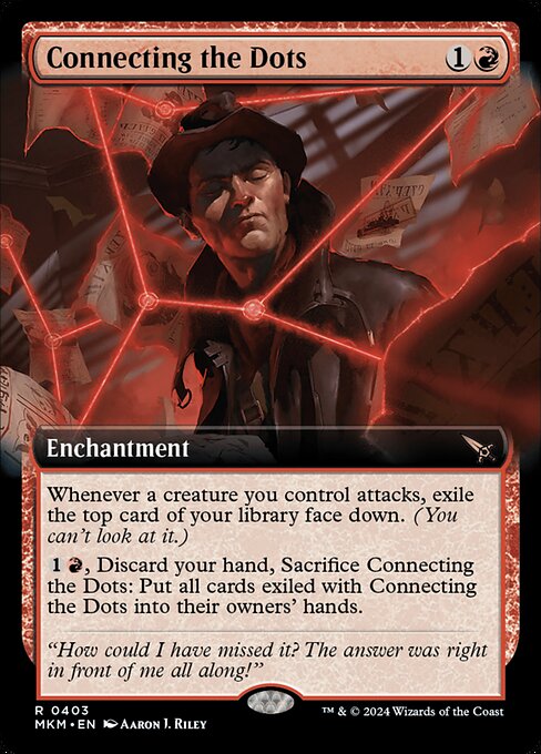 MTG Connecting the Dots MKM 403 Extended Art Foil