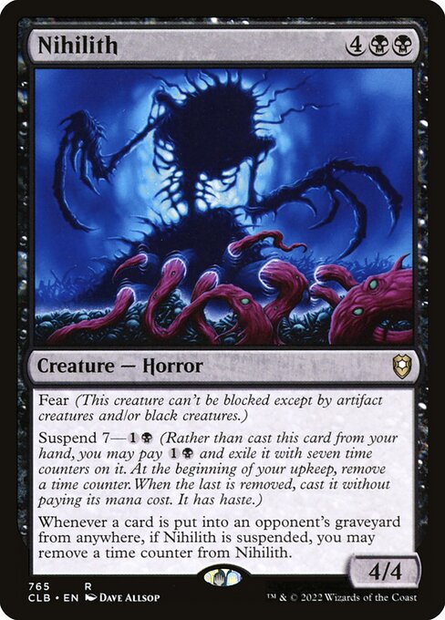 MTG Nihilith CLB 765 Commander Deck Nonfoil