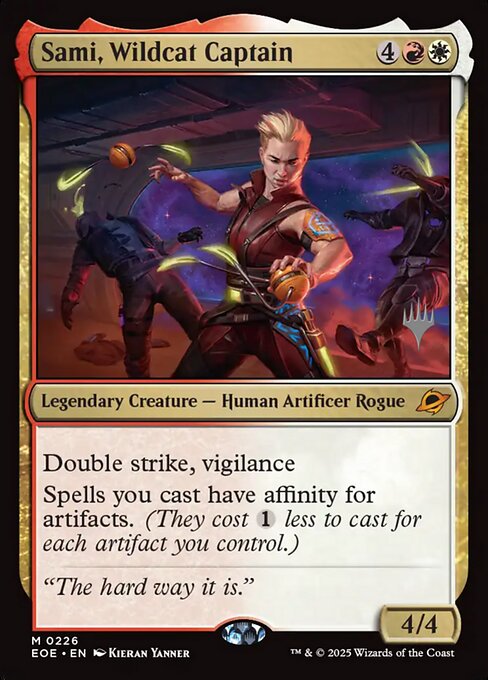 MTG Sami, Wildcat Captain PEOE 226p Promo Pack Nonfoil