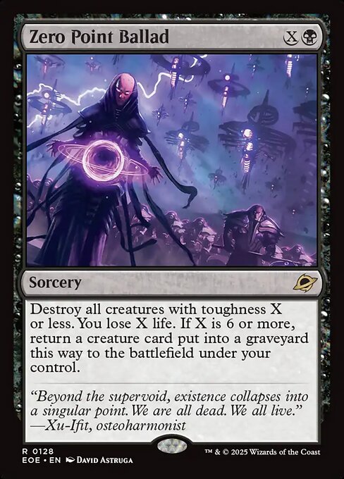 MTG Zero Point Ballad EOE 128 Regular Foil