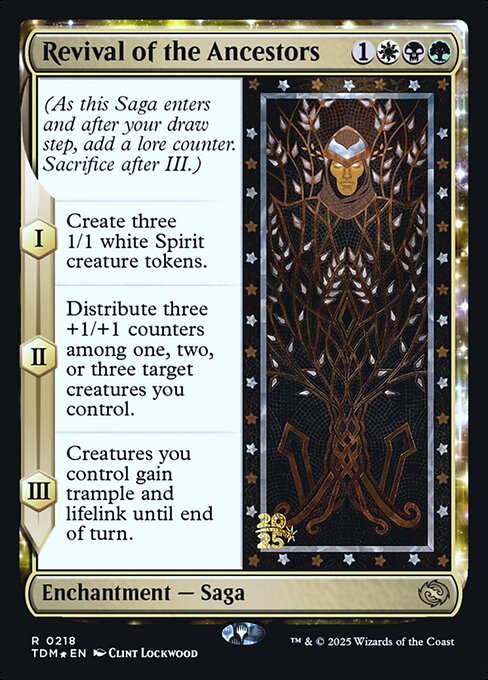 MTG Revival of the Ancestors PTDM 218s Prerelease Foil
