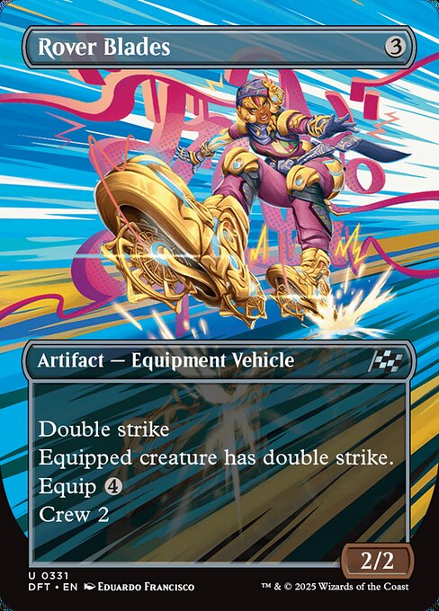 MTG Rover Blades DFT 331 Borderless Revved Up Nonfoil