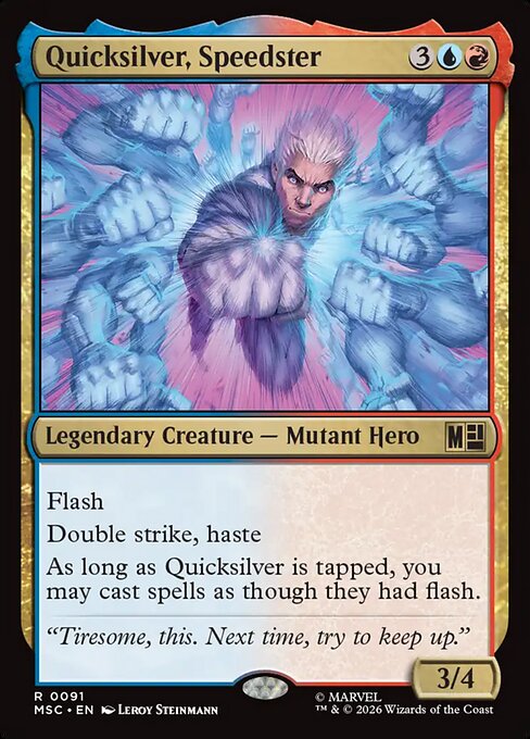 MTG Quicksilver, Speedster MSC 091 Regular Surge Foil