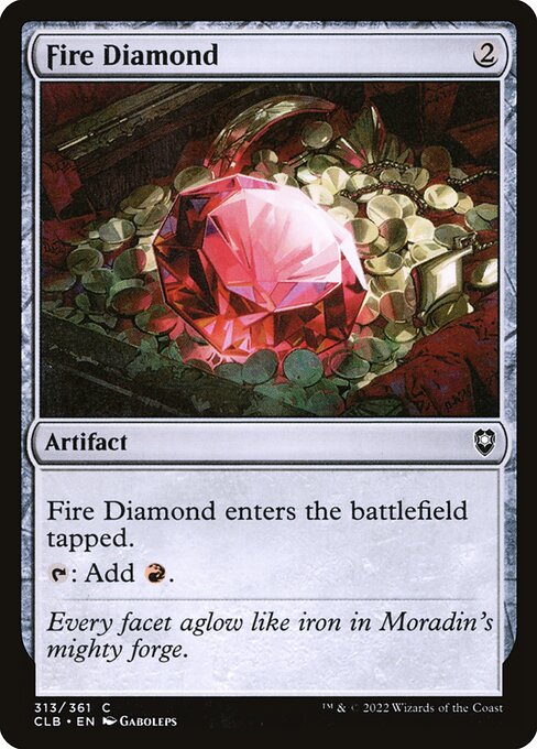 MTG Fire Diamond CLB 313 Regular Nonfoil