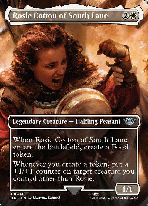 MTG Rosie Cotton of South Lane LTR 440 Borderless Nonfoil