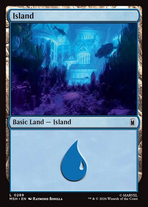MTG Island MSH 289 Regular Nonfoil