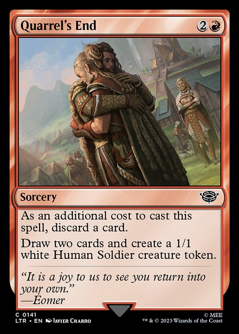 MTG Quarrel's End LTR 141 Regular Foil