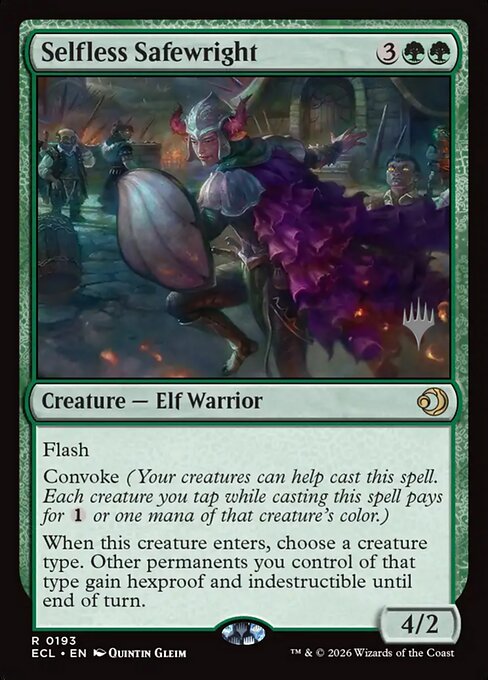MTG Selfless Safewright PECL 193p Promo Pack Nonfoil